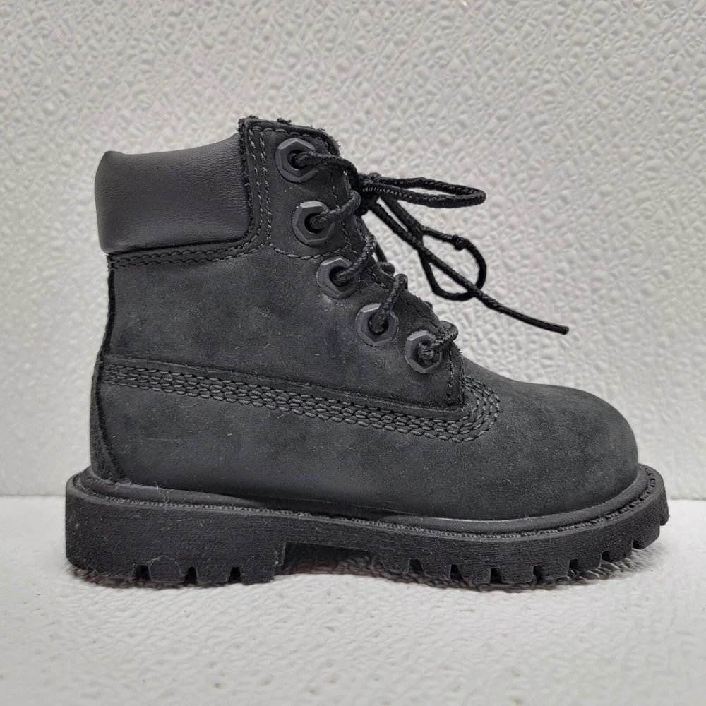 Timberland Toddler Waterproof Size 5 Black Boots 6
